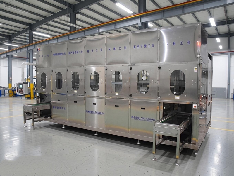汽車零部件全自動(dòng)多工位清洗烘干線